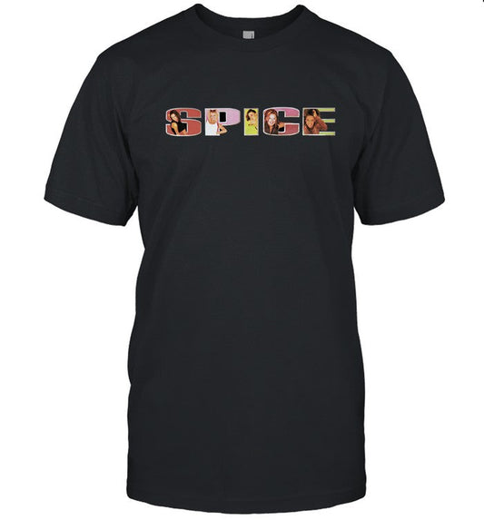 Spice Girls Spice Album Lettuce Hem New Shirt