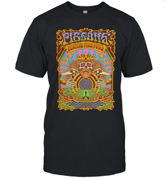 pigeons playing ping pong fall winter 2024 shirt