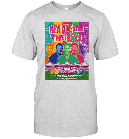 New Kids On The Block July 13 2024 The Woodlands Tx Shirt