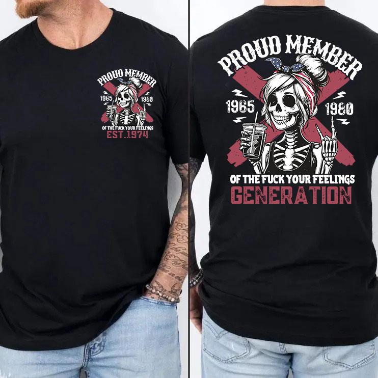 Customize Proud Gen X skull drink Shirt Raised On Hose Water And Neglect T-Shirt, Vintage Inspired Shirt, Funny Saying Shirt, Sarcasm Quotes Shirt, Humorous Shirt