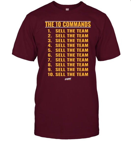 Smack Apparel The 10 Commands Sell The Team Shirt
