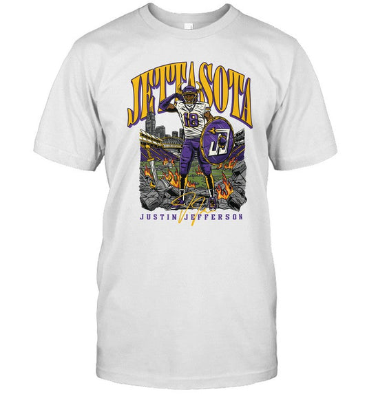 Justin Jefferson Groundbreak Black T Shirt
