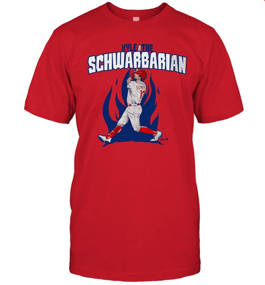 Kyle Schwarber Kyle The Schwarbarian Shirt_1