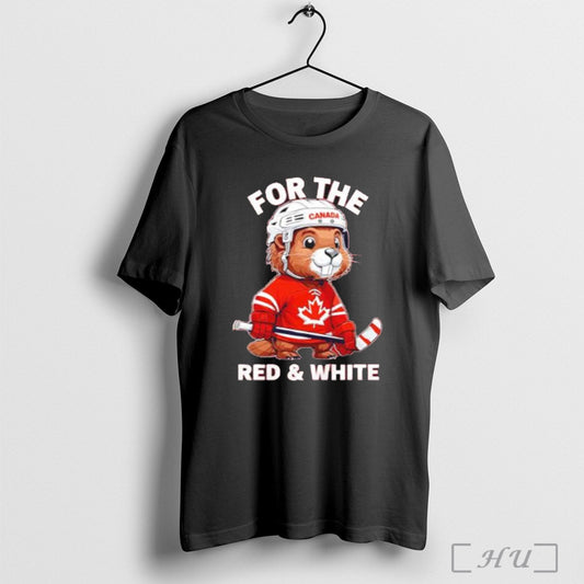 Premium For The Red White Canada Hockey Mascot T Shirt Sweatshirt