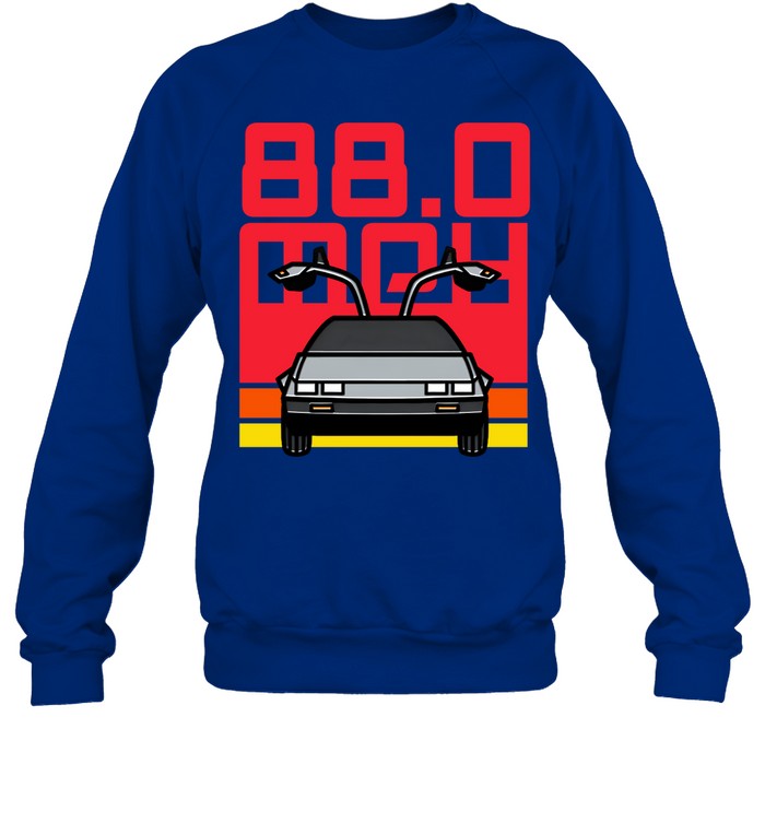 Back To The Future The Musical Blue 88MPH T-shirt