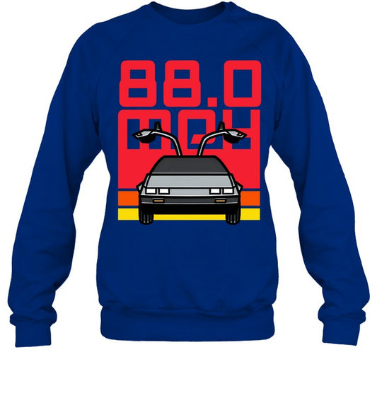 Back To The Future The Musical Blue 88MPH T-shirt