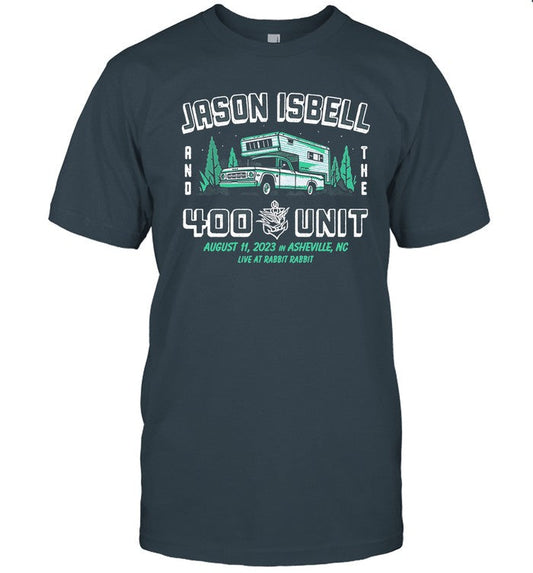 Jason Isbell And The 400 Unit Rabbit Rabbit August 11, 2023 Concert Shirt