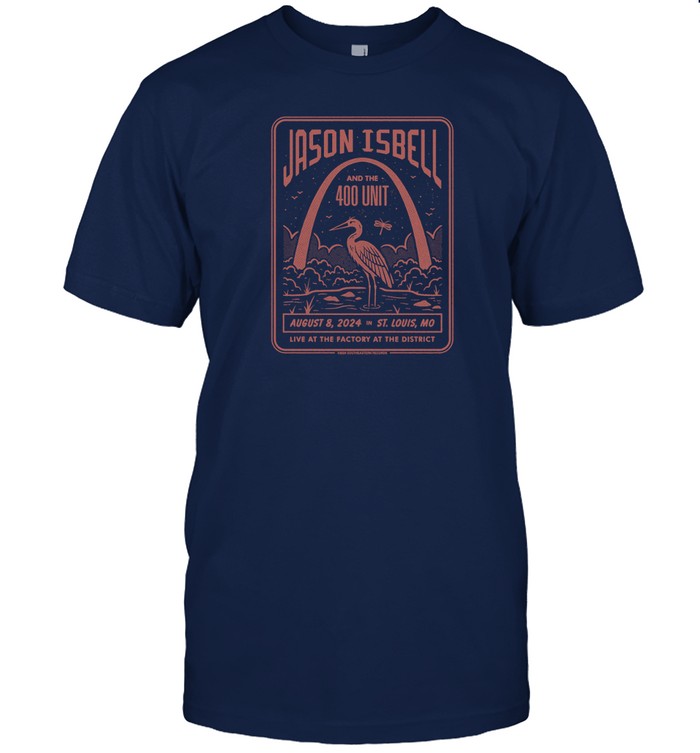 August 8 2024 The Factory At The District St. Louis, MO Jason Isbell And The 400 Unit Shirt
