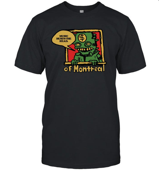 Limited Montreal Music Hurts The Head Shirt