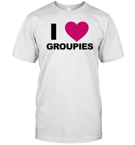 Itsshymar1e Wearing I Love Groupies Shirt
