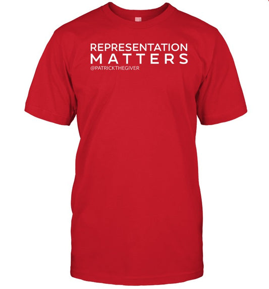 Shirt Representation Matters @Patrickthegiver