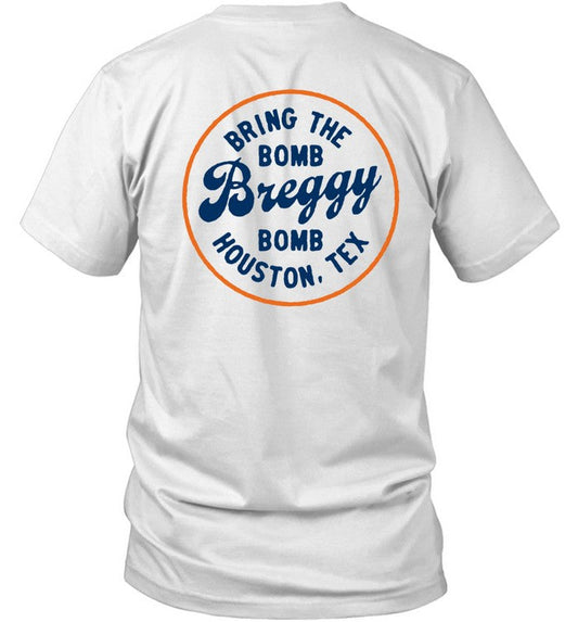 Alex Bregman Bring The Bomb Breggy Bomb Houston, Tex T-Shirt