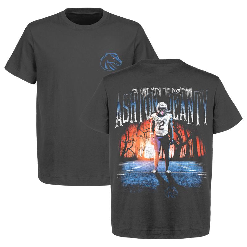 Ashton Jeanty Boogeyman Graphic T-Shirts  Heavy Cotton  Men's & Women's Retro American College Football Shirt