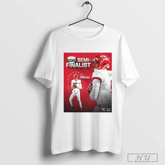 Poster Louisville Cardinals Tyler Shough Comeback Player of the Year Semi-Finalist For The Ville t-shirt