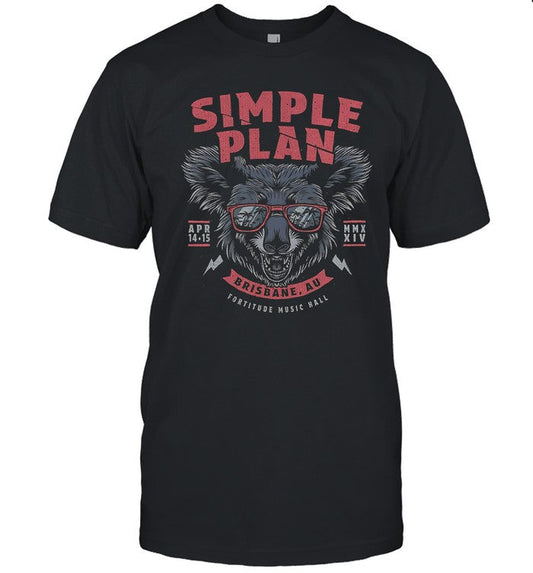 Simple Plan Apr 14-15 2024 Brisbane Au Shirt