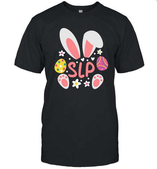 Easter Egg SLP Bunny Easter Day Speech Shirt
