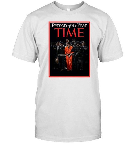 Luigi Mangione Person Of The Year Time T-Shirt, Hoodie, Tank Top, Sweater And Long Sleeve T-Shirt