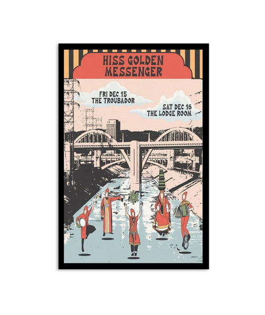 Hiss Golden Messenger December 15, 2023 The Troubadour West Hollywood, CA Poster
