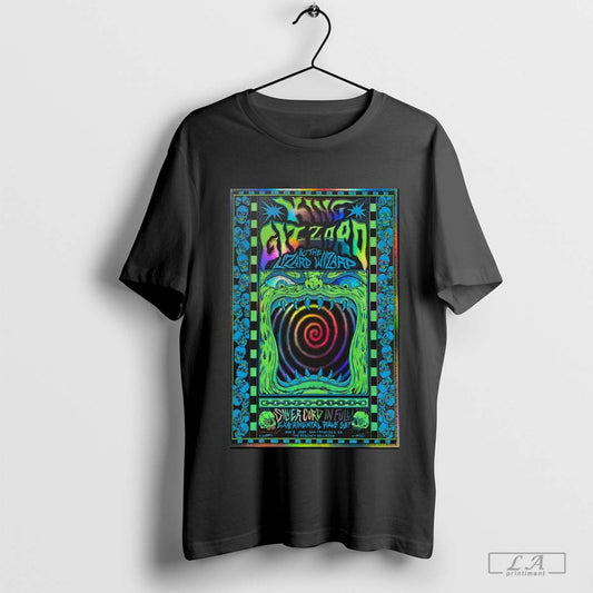 Poster King Gizzard And The Lizard Wizard Tour Nov 6 2024 The Regency Ballroom San Francisco, CA t-shirt