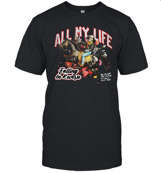 Falling In Reverse All My Life Horse Limited T Shirt