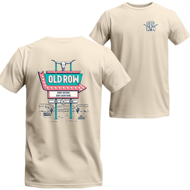 Local Boy Outfitters  Old Row Retro Sign T-Shirt, Unisex T-shirt For Men, For Women, Best choice, Menswear Top, Beer Shirt, Unisex T-shirt For Men, Fo
