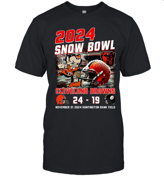2024 Snow Bowl November 21 Browns 24-19 Steelers Limited Shirt