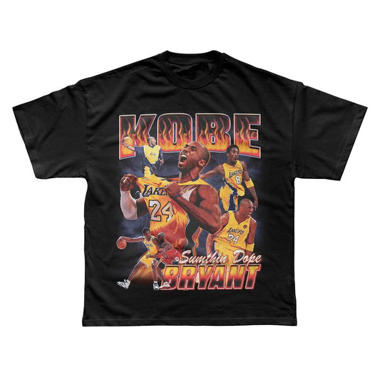 Kobe Bryant Graphic Bootleg Tee â€“ STREETWEAR Casual Classic Short Sleeve T-shirt