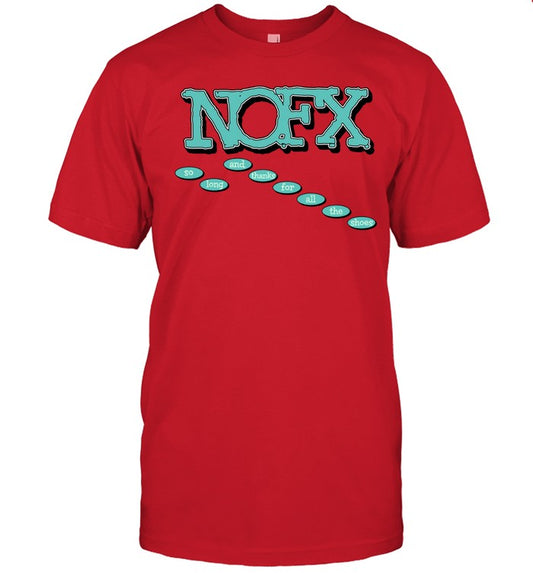 Limited NOFX Wolves So Long And Thanks For All The Shoes Tee