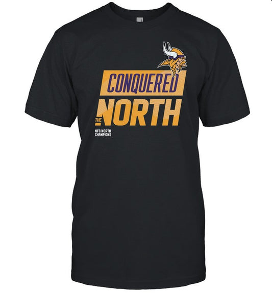 Limited Minnesota Vikings Conquered The North 2022 NFC North Champions Shirt