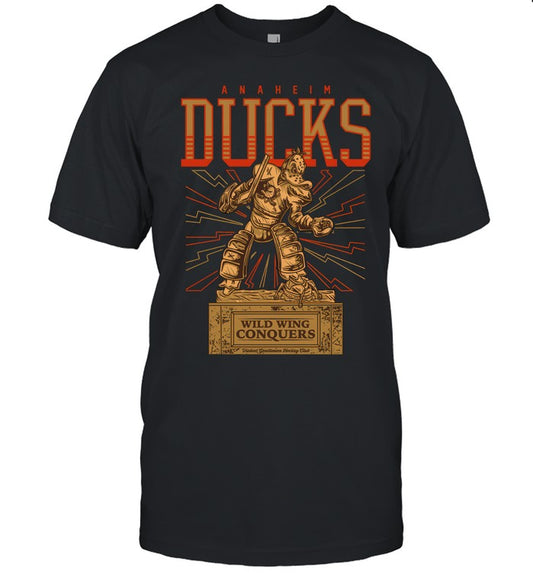 Limited T Shirt Anaheim Ducks Wild Wing The Conqueror