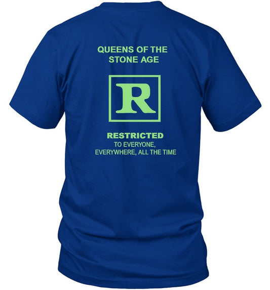 Queens Of The Stone Age T-Shirt Restricted To Everyone Everywhere All The Time