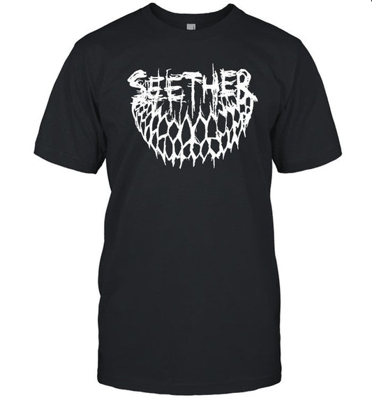 T-Shirt Seether Scratch Grin Logo