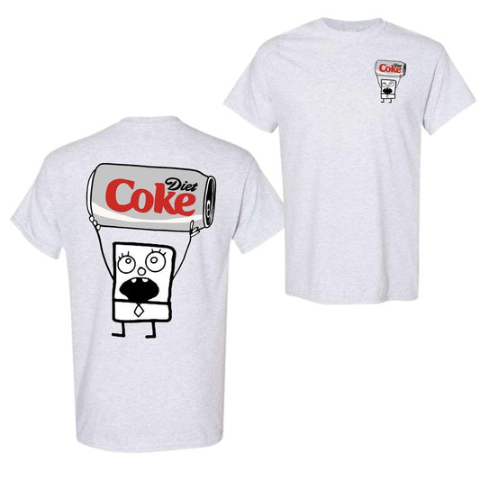 Doodlebob Diet Coke 2-Sided Hoodie, Sweatshirt, and T-Shirt - Funny Full-Color Unisex Design for Summer, Perfect for Men and Women, Great Gift for All