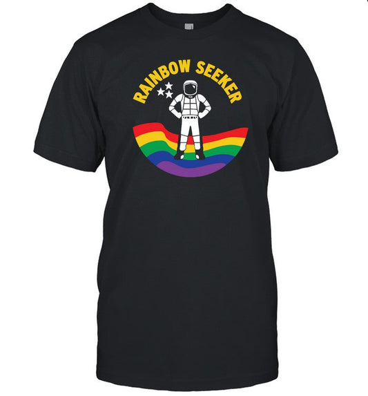 Joe Hertler & The Rainbow Seekers Rainbow Spaceman limited shirt