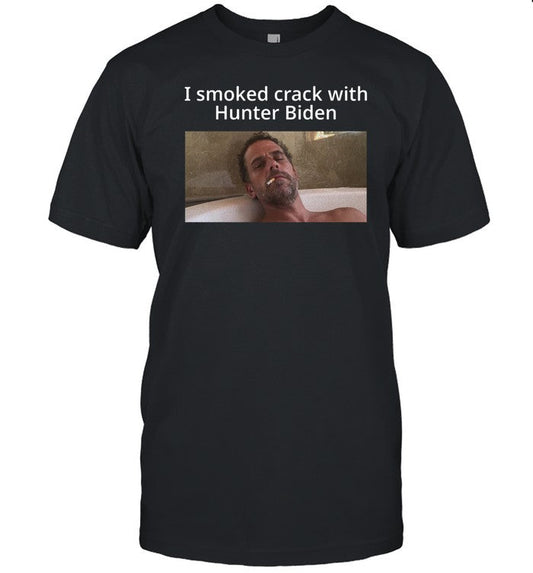 Shopillegalshirts I Smoked Crack With Hunter Biden Shirt