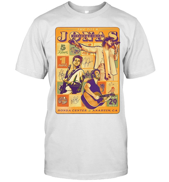Jonas Brothers 10.29.23 Anaheim, Ca Honda Center Shirt