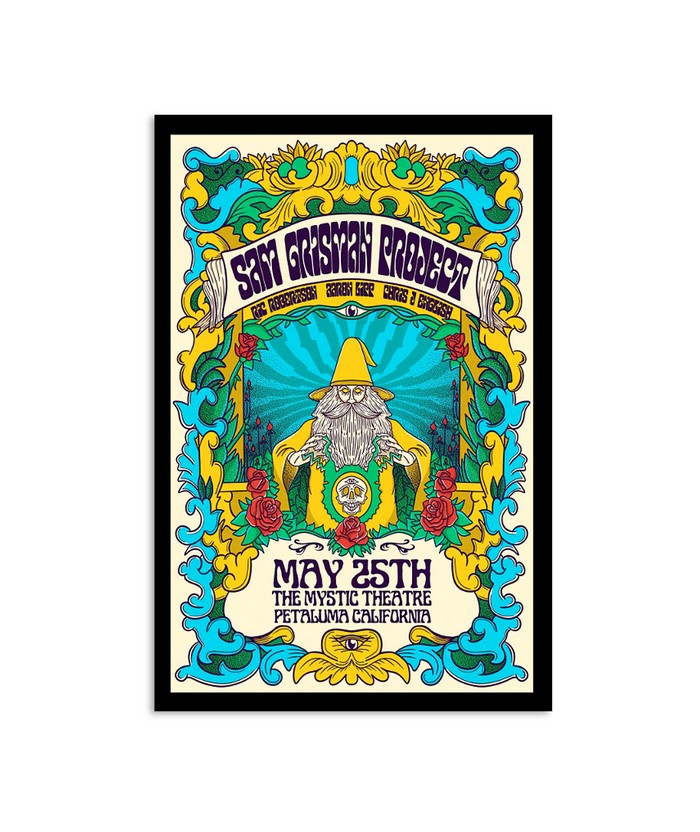 Poster Sam Grisman Project May 25 2023 The Mystic Theatre Petaluma California