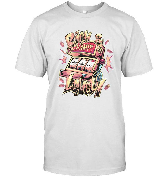 limited RICH AND LONELY Champions Slots shirt