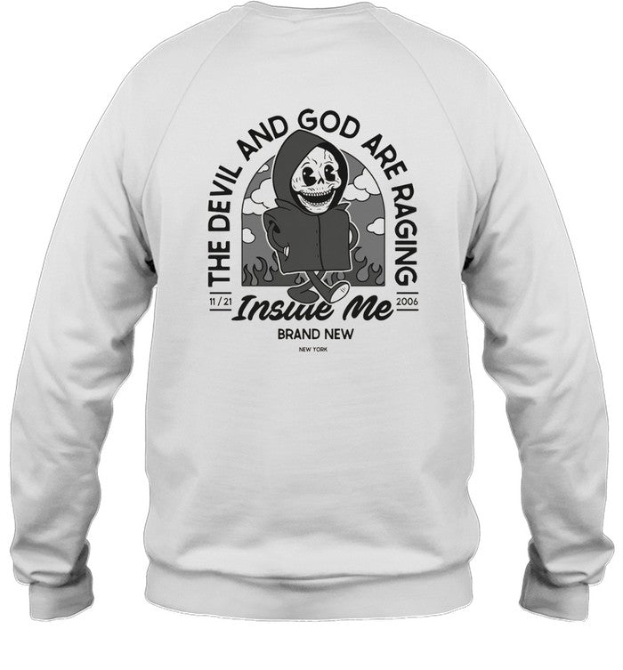 limited The Devil and God Cartoon shirt