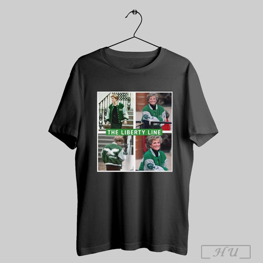 Poster Philadelphia Eagles Princess Diana The Liberty Line T Shirt Sweatshirt