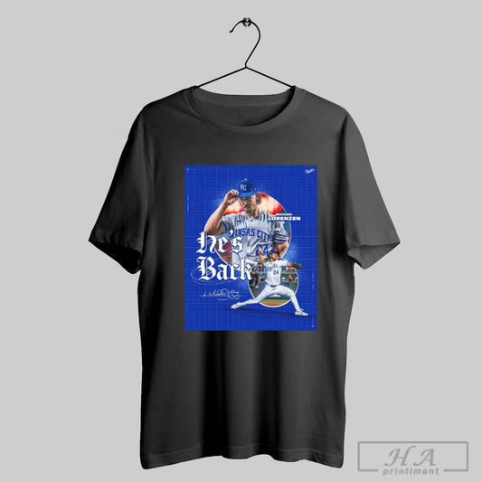 Poster Kansas City Royals Signed Rhp Michael Lorenzen One Year Contract Hes Back Signature T Shirt