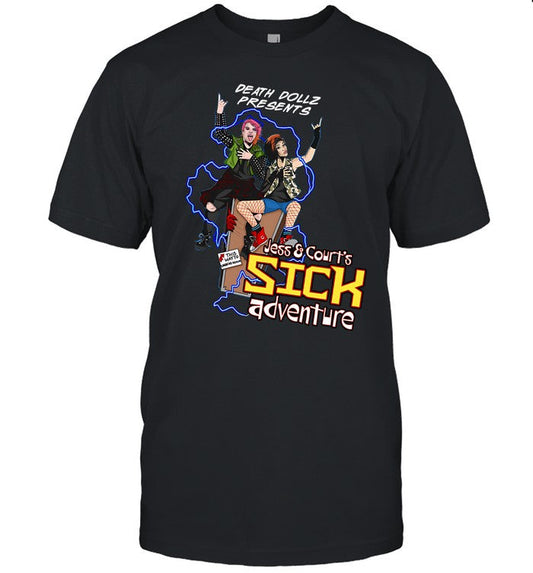 Death Dollz Presents Jessicka & Courtney Sick Adventure T Shirt