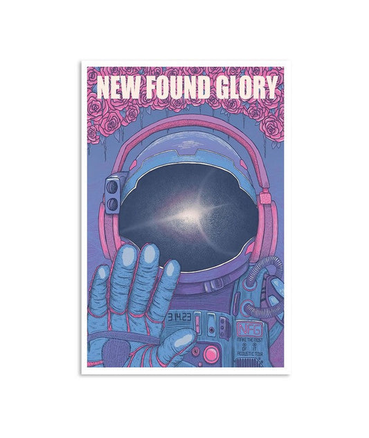 New Found Glory March 14, 2023 Pennsylvania, Keswick Theatre Glenside Poster
