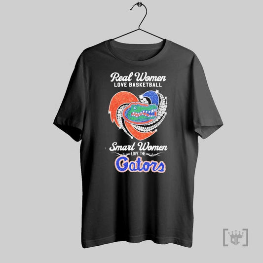 Real Women Love Basketball Smart Women Love The Florida Gators T Sshirt