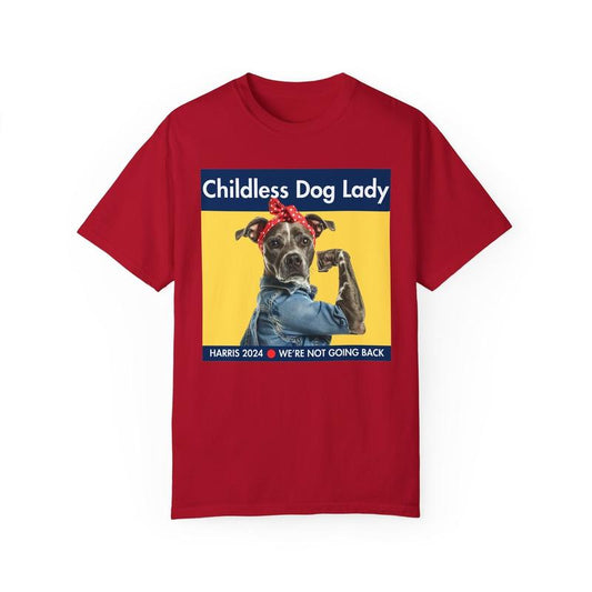 Harris 2024 T-Shirt  Childless Dog Lady  Kamala Harris Campaign  Cute Funny Dog Tshirt  Childless Cat Lady  President Harris Tee Menswear Top