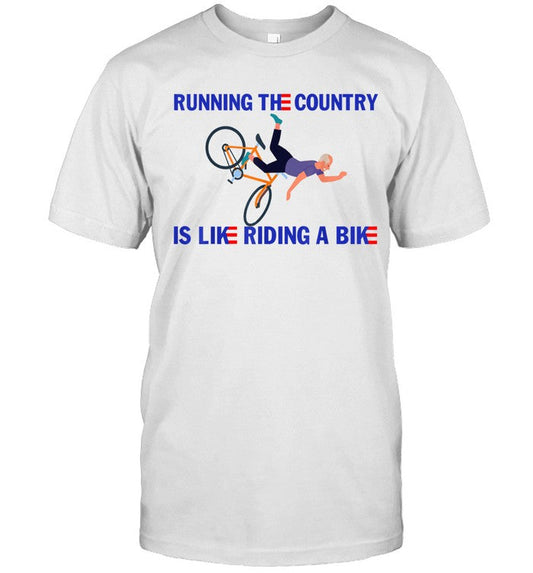 Limited Running The Country Is Like Riding A Bike Shirt