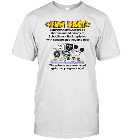 Shirt Fun Fact Saturday Night Live Aired A Short Animated Parody Of Schoolhouse Rock Replaced