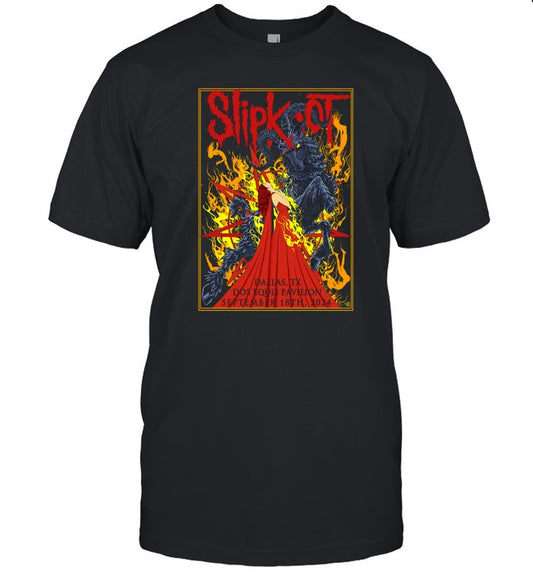Slipknot Dallas, TX Dos Equis Pavilion September 18th 2024 Concert Shirt