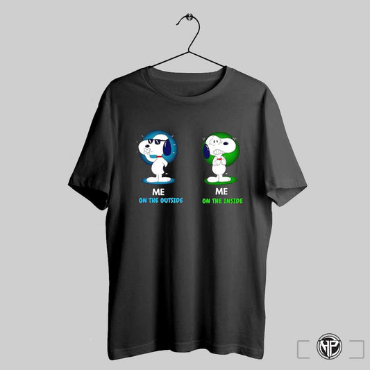 Snoopy Me On The Outside And Me On The Inside Shirt Trendy Sweatshirt