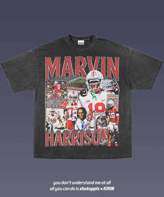 MARVIN HARRISON JR 1.0 Graphic Tee  American Football  Gift For Fan